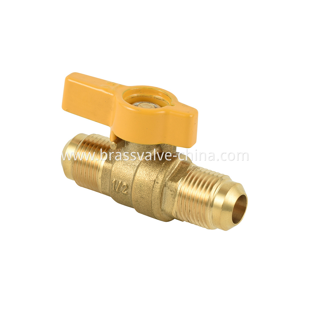 Brass Flarexflare Gas Ball Valve